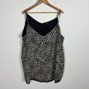 Torrid animal print spaghetti strap Top 4X